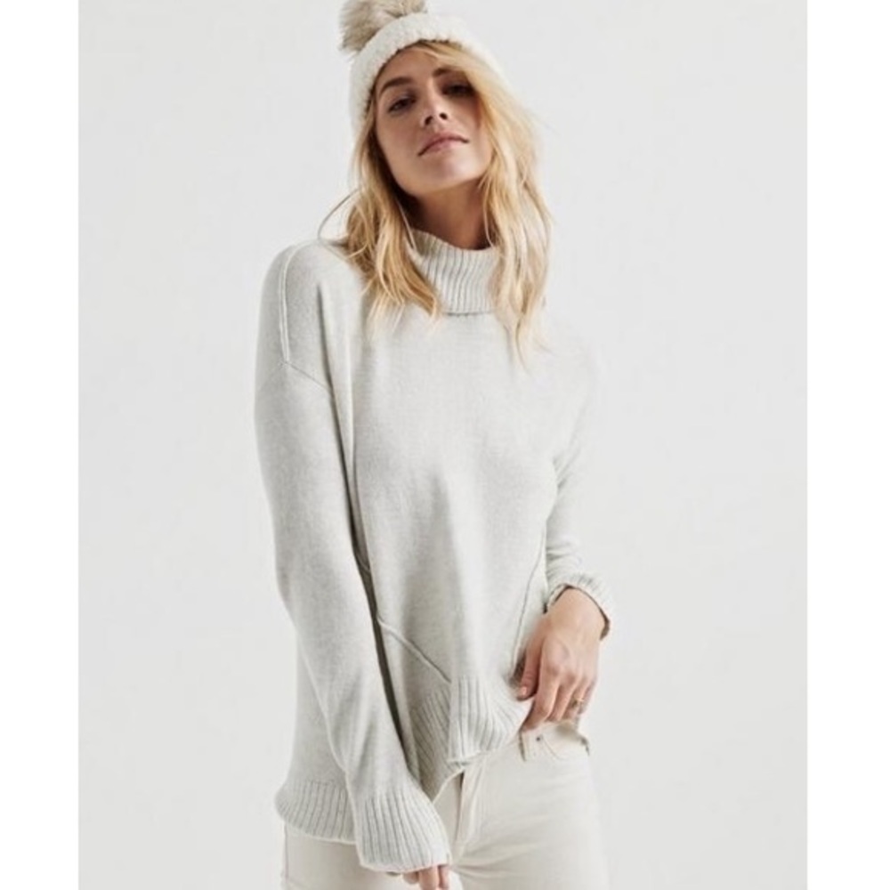 Lucky Brand Forward Seam Turtleneck